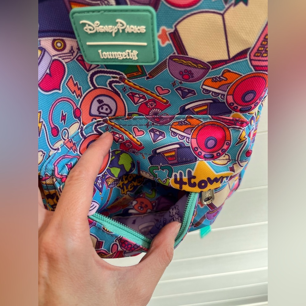 Disney Parks Loungefly Turning Red backpack - Picture 2 of 5